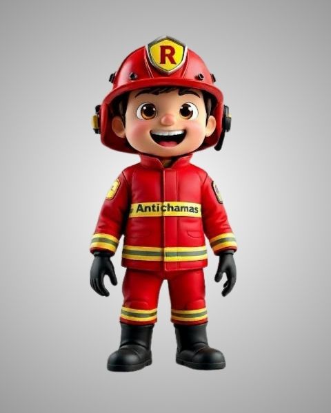 MASCOTES DE VESTIR bombeiro 0